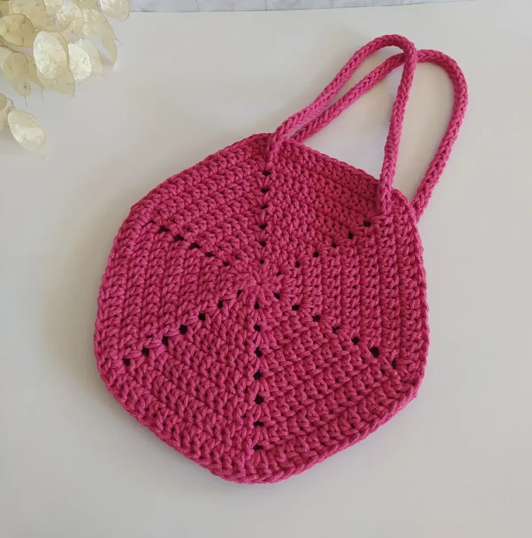 Makrome Altıgen Çanta Tarifi