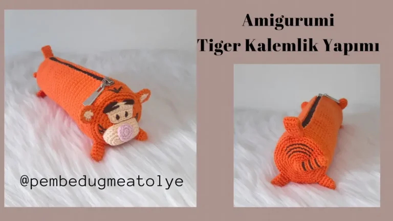 Tiger Amigurumi Kalemlik Tarifi