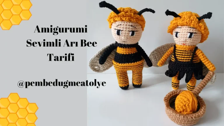 Amigurumi Anahtarlık Arı Bee Tarifi