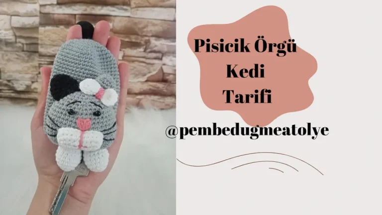 Pisicik Örgü Kedi Anahtarlık Tarifi