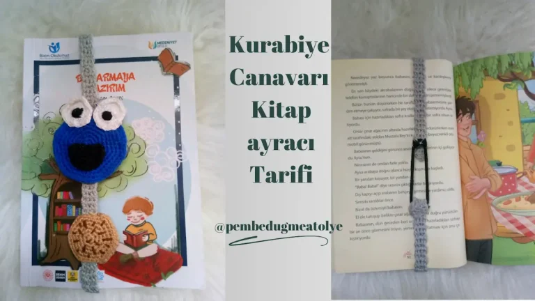 Kurabiye Canavarı Kitap Ayracı Tarifi
