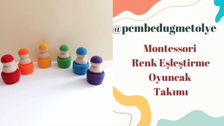 Montessori Renk Eşleştirme Oyuncak Takımı