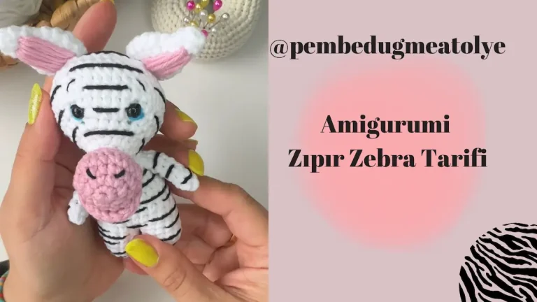 Amigurumi Zıpır Zebra Aksesuar Tarifi