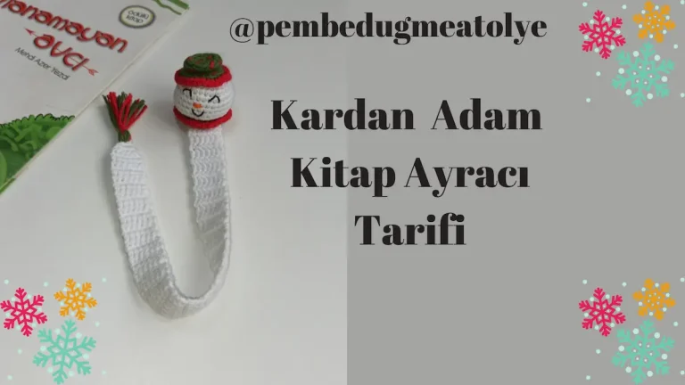 Kardan Adam Kitap Ayracı Tarifi