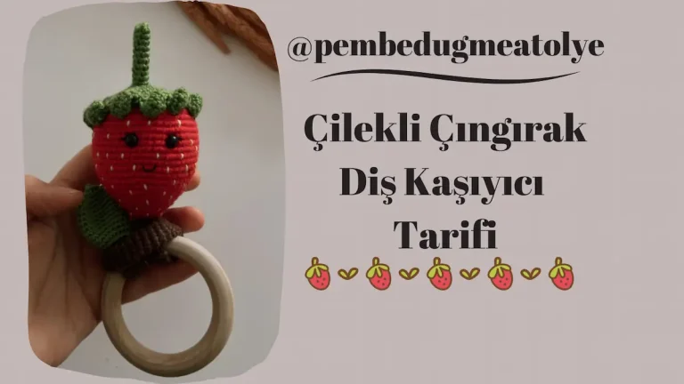 Çilekli Çıngırak Diş Kaşıyıcı Tarifi