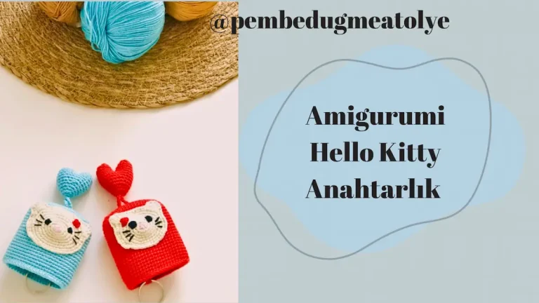 Amigurumi Hello Kitty Anahtarlık Tarifi